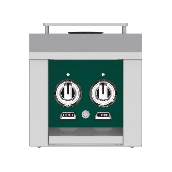 Hestan Built-In/Cart Mounted Propane Gas Double Side Burner - Grove - AGB122-LP-GR