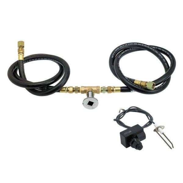 BBQGuys Signature Fire Pit Natural Gas Installation Kit - AFG-FPIK-N