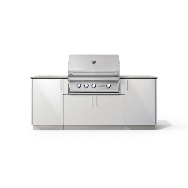 Urban Bonfire Sierra 36 Outdoor Kitchen w/ Twin Eagles Natural Gas Grill, Keon Dekton Countertop & Chantilly Finish - B-Sierra-36-TwinEagles-Keon-Chantilly
