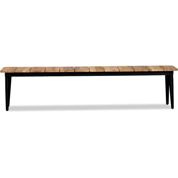 Wood Grove 76 Inch Reclaimed Teak Dining Bench by Lakeview Outdoor Designs