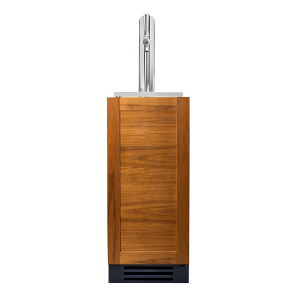True 15 Inch Right Hinge Outdoor Single Tap Beverage Dispenser - Overlay Ready - TUR-15BD-R-OP-C