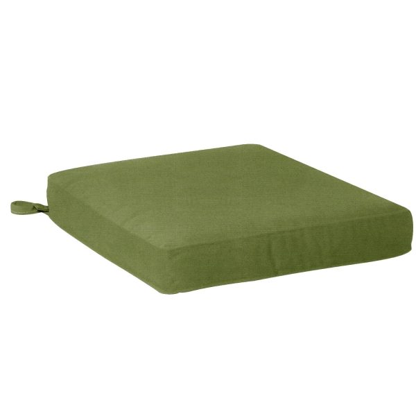 Sunbrella Spectrum Cilantro Large Outdoor Replacement Seat Cushion W/ Knife Edge By BBQGuys Signature