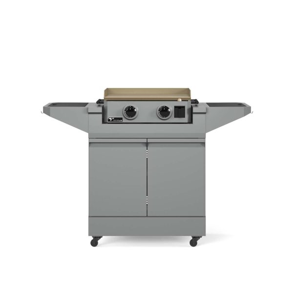 TYTUS Emberwood Propane Griddle w/ Grill and Prep Cart - TDT-CRT-GGRD