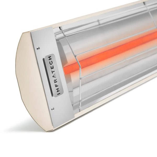 Infratech C-Series 61 1/4-Inch 3000W Single Element Electric Infrared Patio Heater - 240V - Almond - C3024AL