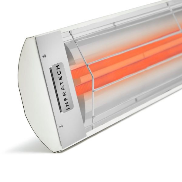 Infratech CD-Series 33-Inch 3000W Dual Element Electric Infrared Patio Heater - 240V - White  - CD3024WH
