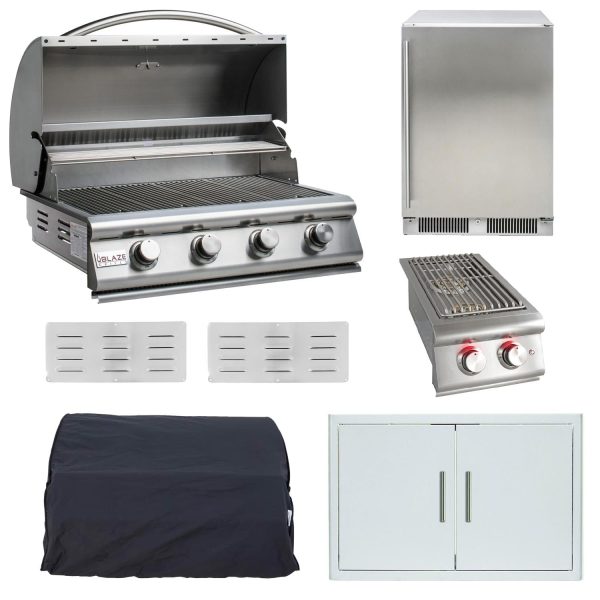 Blaze LBM 7-Piece 32-Inch Propane Outdoor Kitchen Package