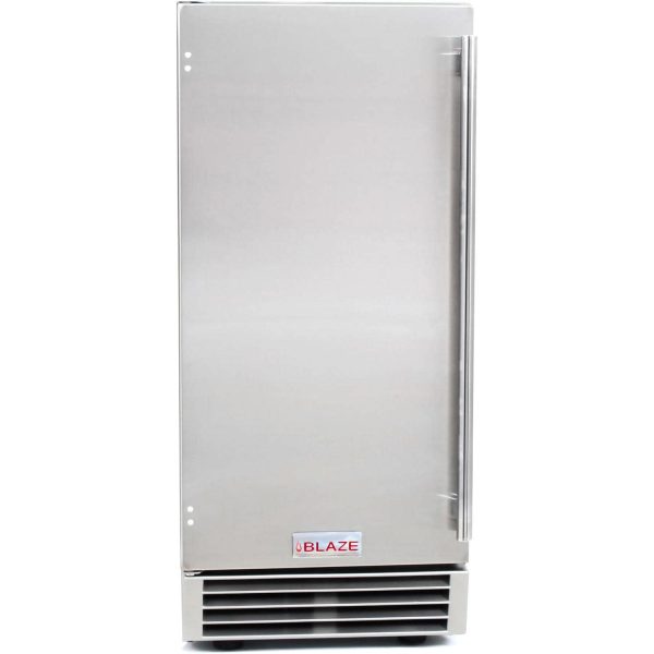 Blaze 50 Lb. 15-Inch Outdoor Rated Ice Maker w/ Gravity Drain - BLZ-ICEMKR-50GR