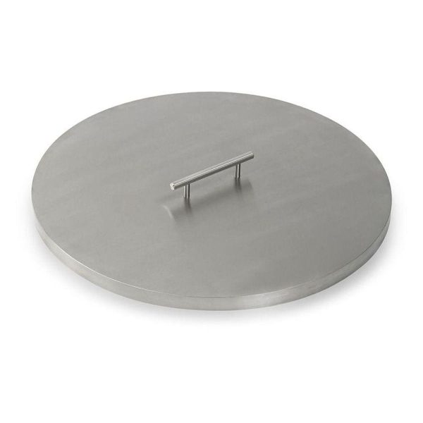 BBQGuys Signature 22-Inch Round Stainless Steel Drop-In Pan Cover - SS-CV-RSP-19