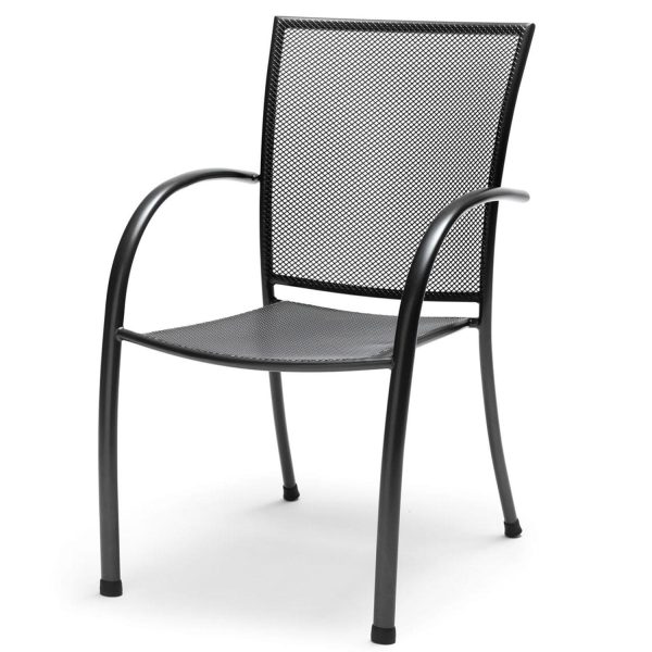 Pilano 6 Pc Steel Dining Arm Chair Set By KETTLER