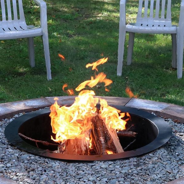45 Inch Round Steel Wood-Burning Fire Pit in by Ultimate Patio