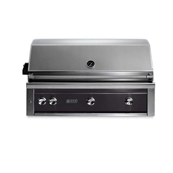 Lynx Professional 42 Inch Built-In Propane Grill w/ Rotisserie in Obsidian - L42R-3-OBLP