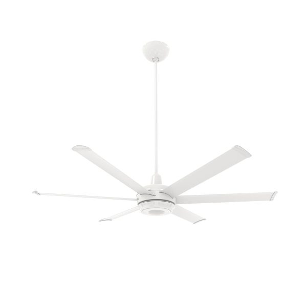 Big Ass Fans 60-Inch es6 Ceiling Fan Kit Universal Mount W/ 32-Inch Ext Tube in White - MK-ES62-052306A787I32