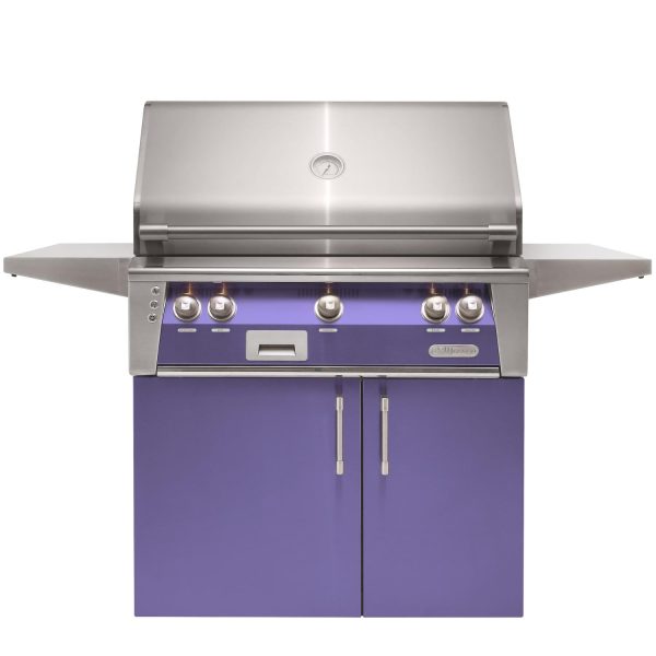 Alfresco ALXE 36-Inch Propane Grill With Rotisserie - Blue Lilac - ALXE-36C-LP-S4005