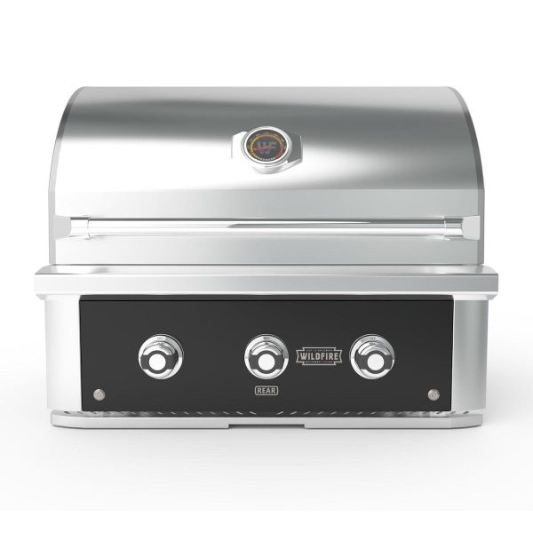 Wildfire Ranch Pro 30-in 2 Burner Black 304 SS Propane Gas Grill - WFPRO30G-BSS-LP