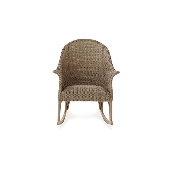 Timeless View Wicker Rocking Chair in Fawn by Lakeview Outdoor Designs