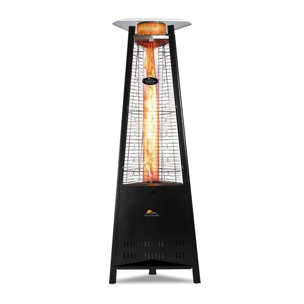Paragon Outdoor Inferno 42,000 BTU Propane Gas Flame Tower Heater - Hammered Black - OH-BL42-6M