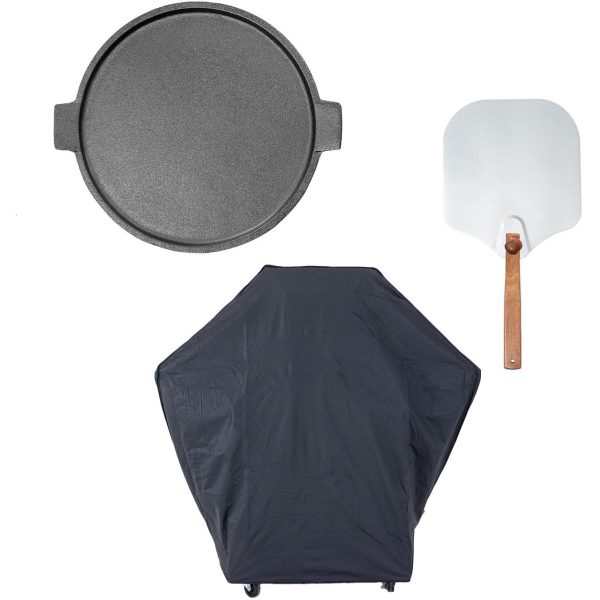 Blaze Freestanding Pizza Oven Cover and Acessory Bundle