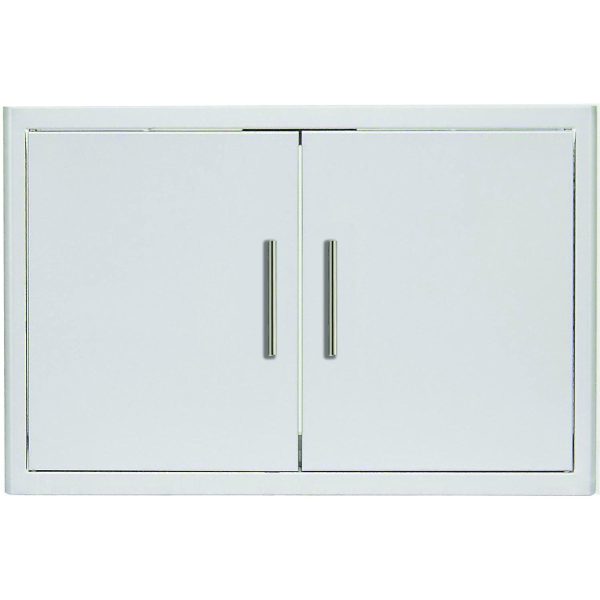 Blaze 40-Inch Stainless Steel Double Access Door w/ Paper Towel Holder - BLZ-AD40-R-SC