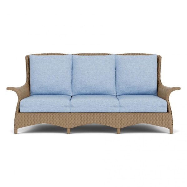 Mandalay Lloyd Loom Sofa in Fawn/Demo Skyway by Lloyd Flanders