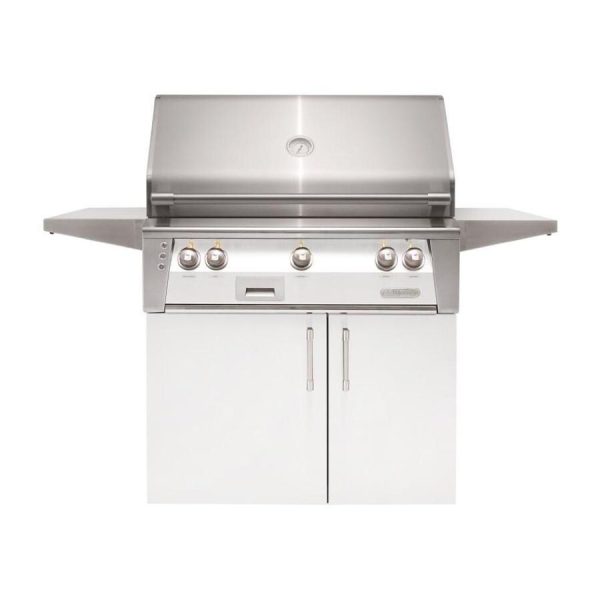 Alfresco ALXE 36-Inch Freestanding Propane Grill With Rotisserie - Signal White Matte - ALXE-36C-LP-SM9003