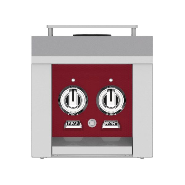 Hestan Built-In/Cart Mounted Propane Gas Double Side Burner - Tin Roof - AGB122-LP-BG