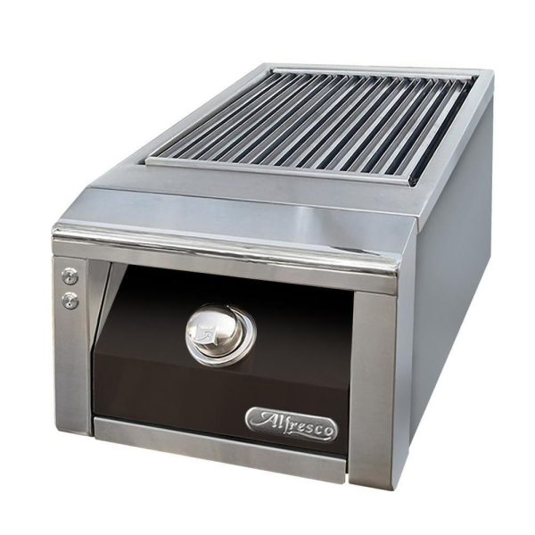Alfresco Built-In Natural Gas Sear Zone Side Burner in Jet Black Matte - AXESZ-NG-SM9005