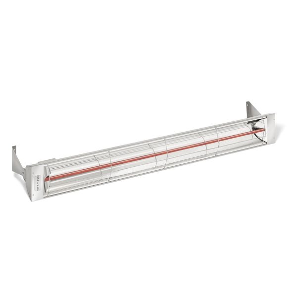 Infratech W-Series 61 1/4-Inch 4000W Single Element Electric Infrared Patio Heater - 480V - Stainless Steel - W4048SS