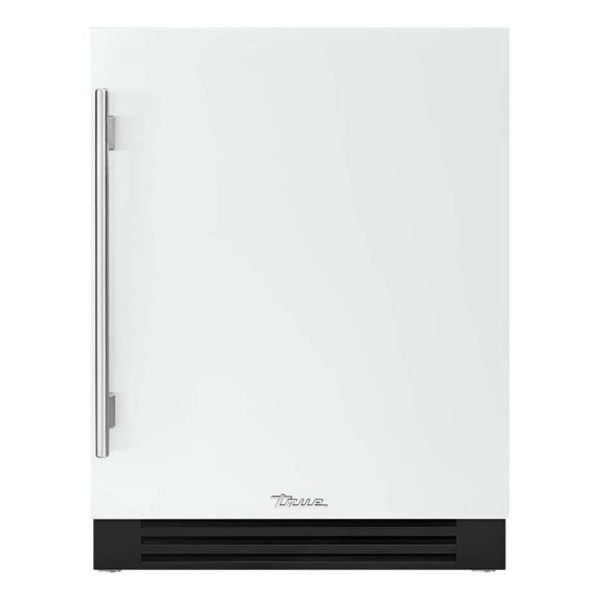 True ADA Height 24 Inch 40 Bottle Right Hinge Outdoor Wine Cabinet - Matte White w/ Stainless Steel Handle - TUWADA-24-RS-A~030-H04