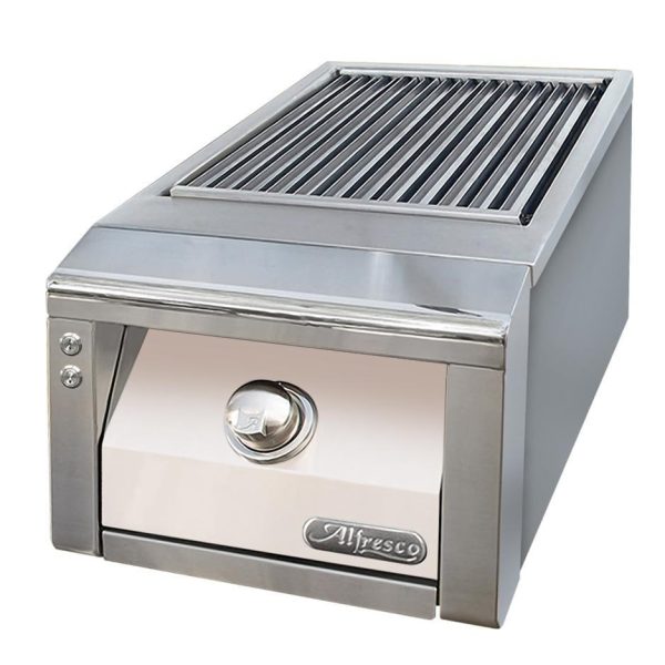 Alfresco Built-In Propane Sear Zone Side Burner in Signal White Gloss - AXESZ-LP-S9003