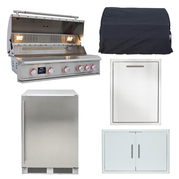 Blaze LTE PRO 5-Piece 40-Inch Natural Gas Outdoor Kitchen Package
