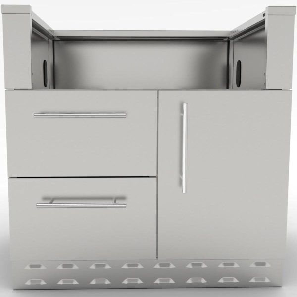 Sunstone 34-Inch Outdoor Kitchen Gas Grill Cabinet - SAC34GLPCD
