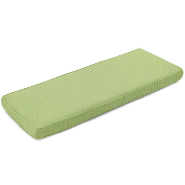 Sunbrella Canvas Parrot Large Outdoor Replacement Bench Cushion W/ Piping By BBQGuys Signature