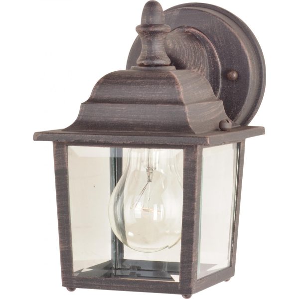 Maxim Builder Cast One Light 8-Inch Outdoor Wall Light - Rust Patina - 1025RP
