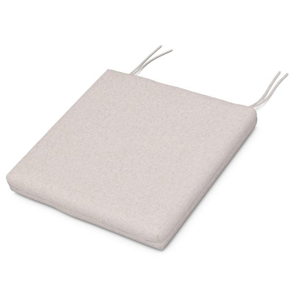 POLYWOOD Outdoor Seat Cushion - 17 X 17.5-Inch - Dune Burlap