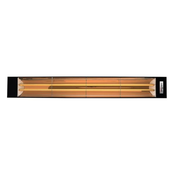 Eurofase 61-Inch 6000 Watt Dual Element 208V Electric Infrared Patio Heater In Black - EF60208B