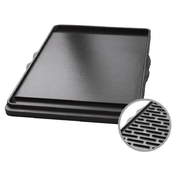 Weber 7598 Porcelain-Enameled Cast-Iron Double Sided Griddle For SmokeFire & Spirit 300 Series Grills