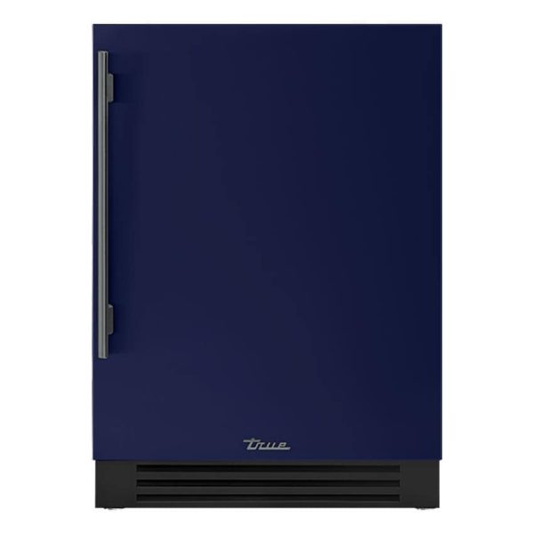 True 24 Inch 5.6 Cu. Ft. Right Hinge Outdoor Refrigerator - Cobalt w/ Pewter Handles - TUR-24-R-OP-C~DSK-078-H05