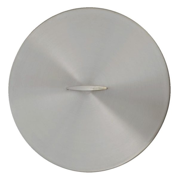 The Outdoor Plus 29-Inch Stainless Steel Round Fire Pit Cover