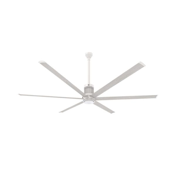 Big Ass Fans 96-Inch i6 Ceiling Fan Universal Mount W/24-Inch Ext Tube in Driftwood - MK-I61-081906A729F772I24