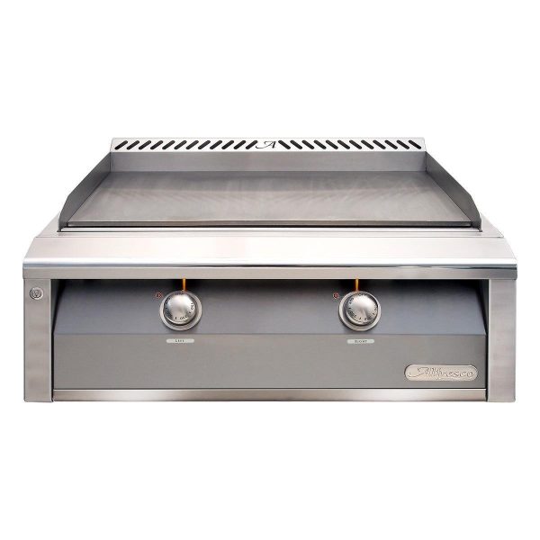 Alfresco 30-Inch Built-In Propane Griddle in Signal Gray - AXE-30GT-LP-S7004