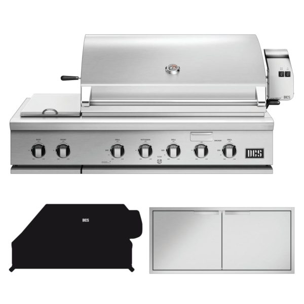 DCS Series 7 3-Piece 48-Inch Propane Gas Outdoor Kitchen Package - BH1-48RS-L-3PC