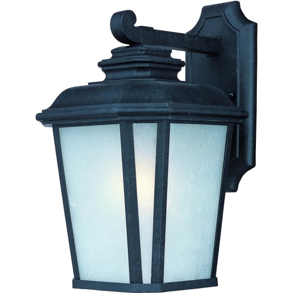 Maxim Radcliffe One Light 14-Inch Outdoor Wall Light - Black Oxide - 3343WFBO