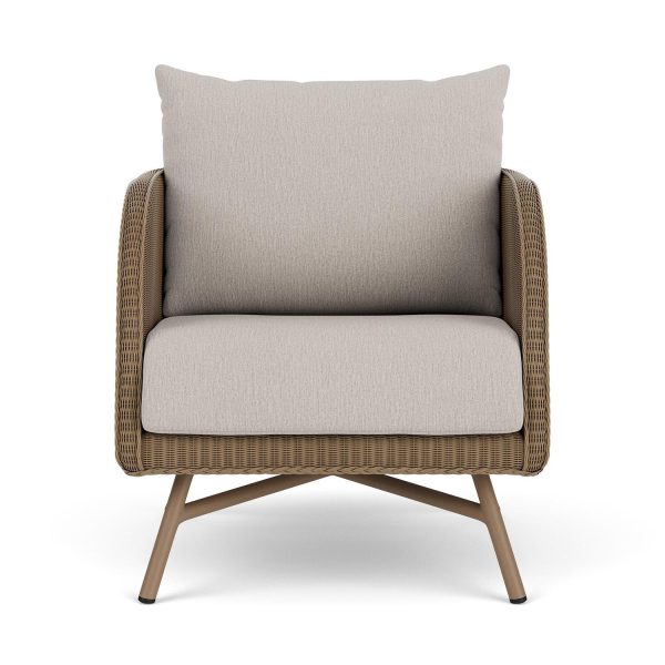 Essence Lloyd Loom Club Chair in Fawn/Remy Cloud by Lloyd Flanders