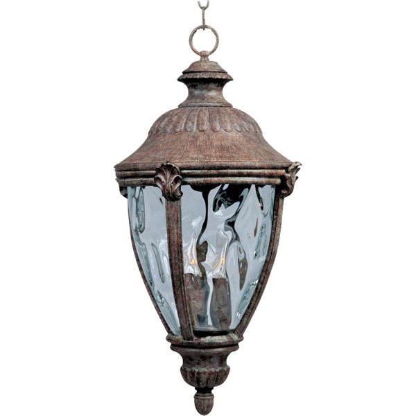 Maxim Morrow Bay DC Three Light 26-Inch Outdoor Hanging Lantern - Earth Tone - 3192WGET