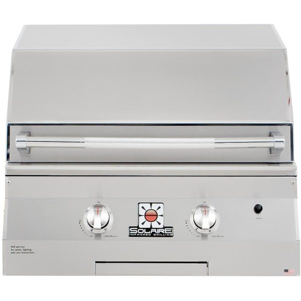 Solaire 27 Inch Deluxe Built-In All Convection Propane Gas Grill - SOL-IRBQ-27GXL-LP