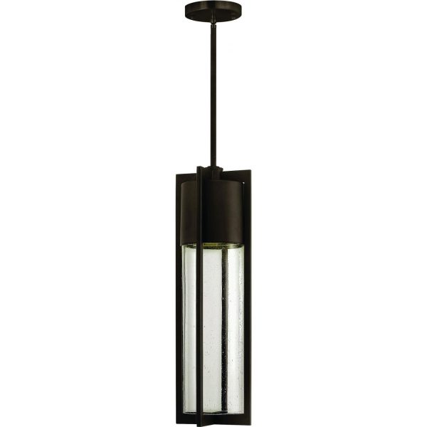 Hinkley Lighting Shelter One Light 22-Inch Dark Sky Outdoor Hanging Lantern - Buckeye Bronze - 1322KZ