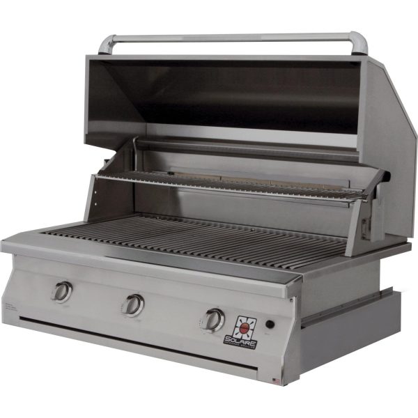 Solaire 42 Inch Built-In All Infrared Propane Gas Grill - SOL-IRBQ-42IR-LP