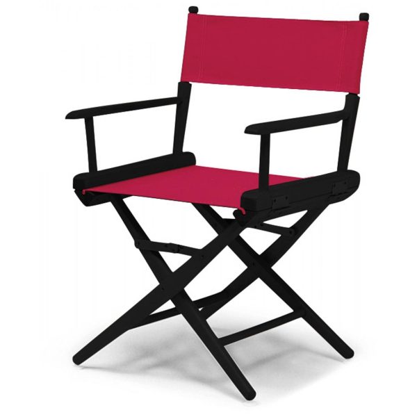 World Famous Dining Height Director Chair By Telescope Casual - Black/Red