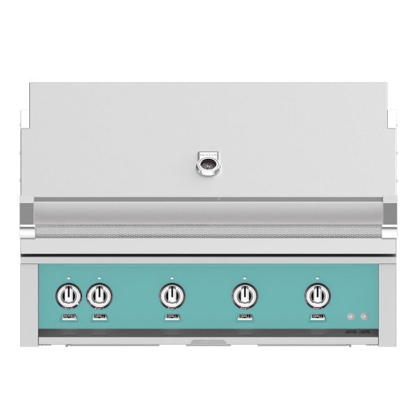 Hestan 42-Inch Built-In Propane Gas Grill W/ Sear Burner & Rotisserie - Bora Bora - GMBR42-LP-TQ