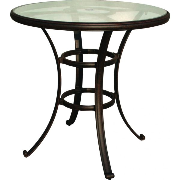 Classic 42 Inch Aluminum Bar Table by Darlee